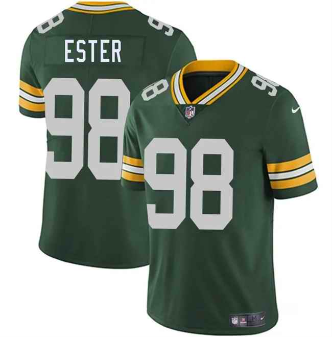 Men's Green Bay Packers #98 James Ester Green 2025 Vapor Untouchable Limited Stitched Jersey